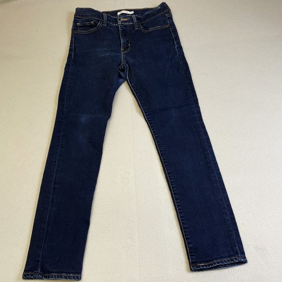Vtg Levis Jeans Womens 29 Rare Upside Down Tag 311 Shaping Skinny Blue Denim - Picture 1 of 9